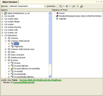 Visual Studio 2003 the object explorer